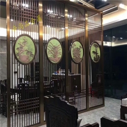 酒店不銹鋼屏風(fēng)